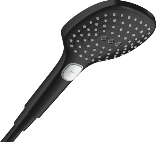 Para de dus Hansgrohe Raindance Select E 120 3jet PowderRain EcoSmart+ negru mat