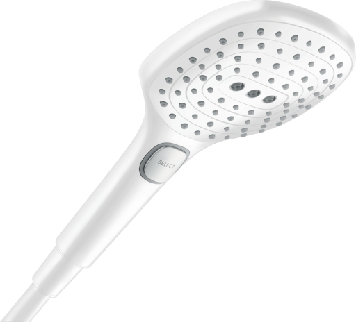 Para de dus Hansgrohe Raindance Select E 120 3jet PowderRain EcoSmart+ alb mat