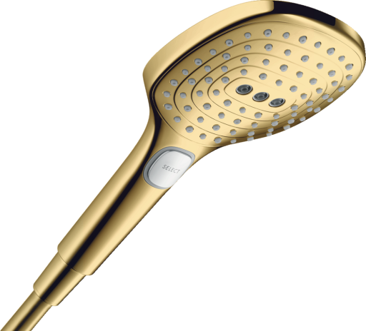 Para de dus Hansgrohe Raindance Select E 120 3jet PowderRain EcoSmart+ gold optic