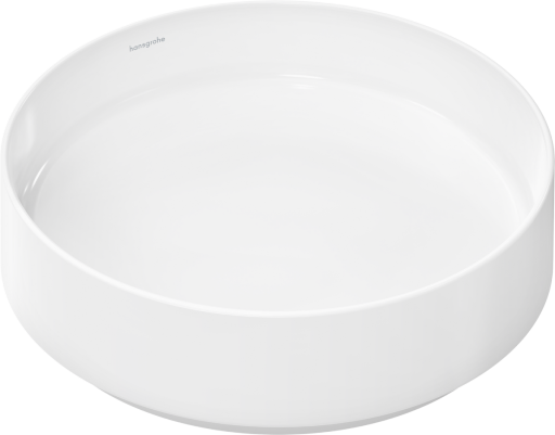 Lavoar rotund tip bol Hansgrohe Xuniva Evo S d 40cm  fara orificiu baterie  fara preaplin  alb