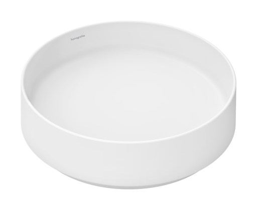 Lavoar rotund tip bol Hansgrohe Xuniva Evo S d 40cm  fara orificiu baterie  fara preaplin  alb mat