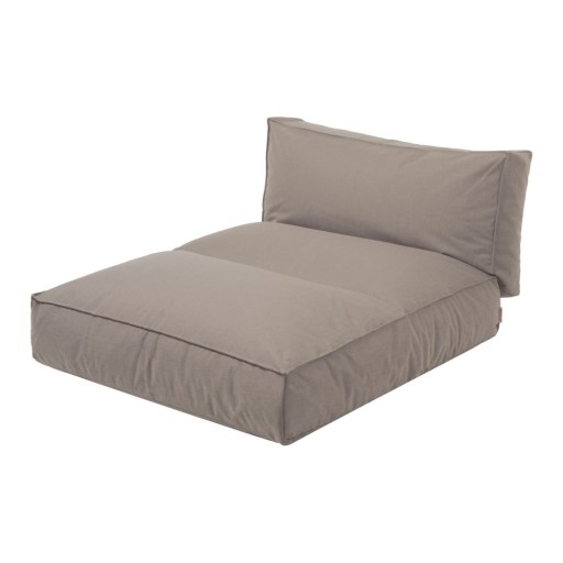 Șezlong de grădină bej capitonat STAY – Blomus