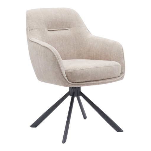 Scaune de dining crem 2 buc. Avola – Unique Furniture