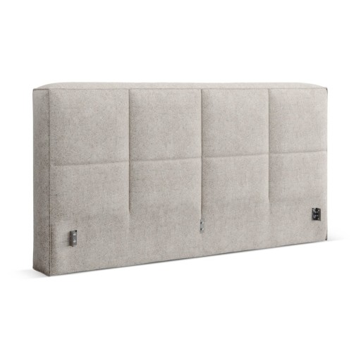 Tăblie de pat bej tapițată 150,5x100 cm Darren – Micadoni