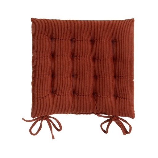 Pernă de scaun din catifea reiată 40x40 cm Merely – Casa Selección