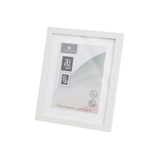 Ramă foto albă cu picior de susținere/de agățat 22,5x28 cm Sencillo – Casa Selección