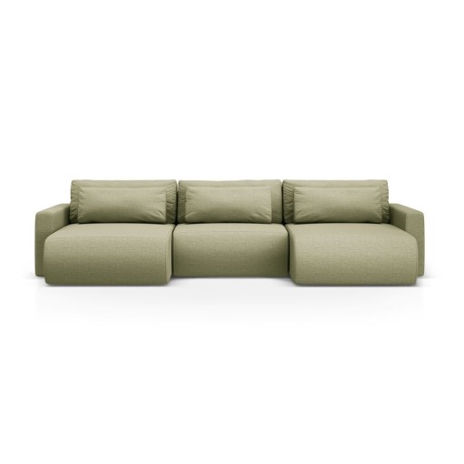Colțar verde extensibil, cu spațiu de depozitare (în formă de "U") Belfast – Cosmopolitan Design