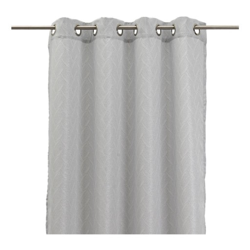Draperie gri/argintie din jacquard 140x260 cm Lluvia – Casa Selección