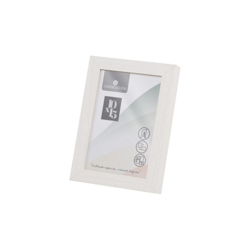 Ramă foto albă cu picior de susținere/de agățat 12,5x17,5 cm Sencillo – Casa Selección