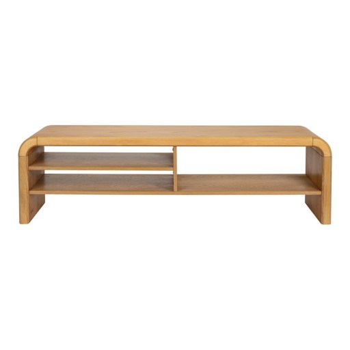 Comodă TV în culoare naturală cu aspect de lemn de stejar 160x45x40 cm Brave – Zuiver