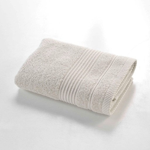 Prosop bej din bumbac din frotir 50x90 cm Tendresse – douceur d'intérieur
