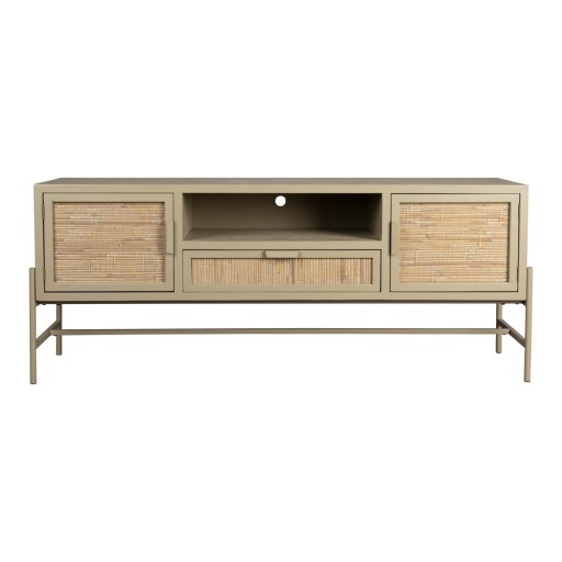 Comodă TV bej din lemn de brad 148x60x38 cm Yasu – Dutchbone