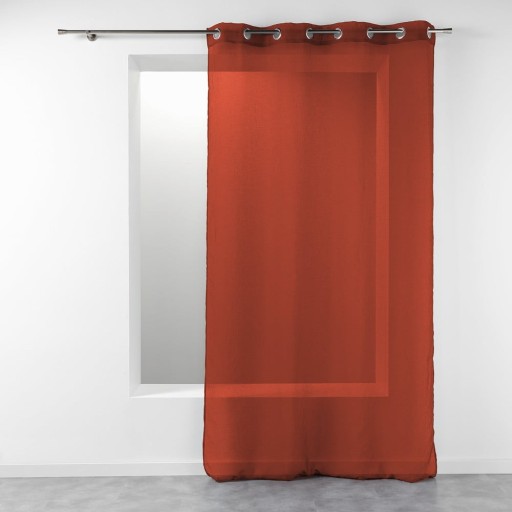 Perdea teracotă 140x280 cm Telma – douceur d'intérieur
