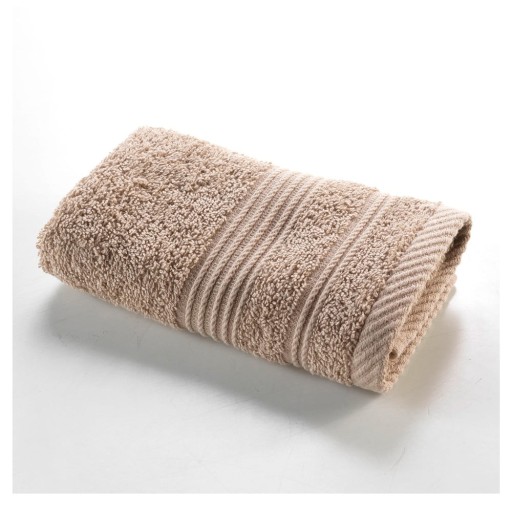 Prosop maro deschis din bumbac din frotir 30x50 cm Tendresse – douceur d'intérieur
