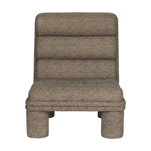 Fotoliu taupe cu tapițerie din țesătură bouclé Fern – Dutchbone
