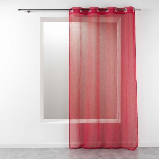 Perdea roșie 140x280 cm Telma – douceur d'intérieur