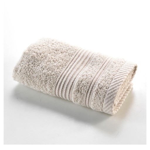 Prosop bej din bumbac din frotir 30x50 cm Tendresse – douceur d'intérieur