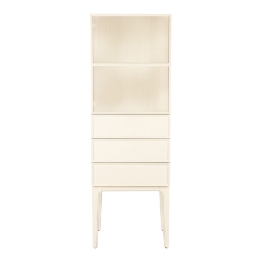 Dulap crem din lemn de stejar 60x180x45 cm June – Zuiver
