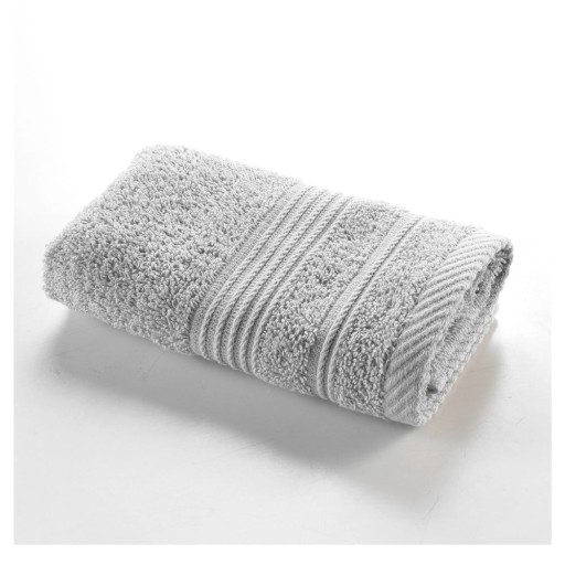 Prosop gri deschis din bumbac din frotir 30x50 cm Tendresse – douceur d'intérieur