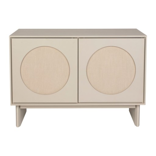 Comodă gri deschis din lemn de acacia 100x70x45 cm Twin – Zuiver