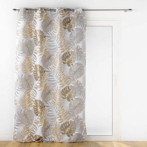 Draperie gri/aurie 140x260 cm Mogador – douceur d'intérieur