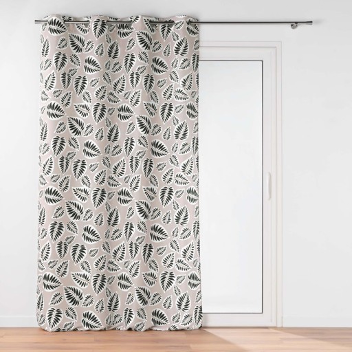 Draperie neagră/bej 140x260 cm Alma – douceur d'intérieur
