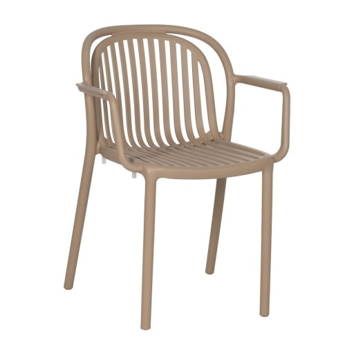 Scaun de dining bej din plastic Alia – Ixia
