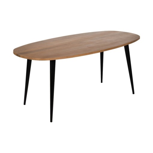 Masă de dining din lemn de mango 90x180 cm Mahón – Ixia