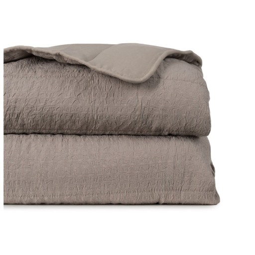 Cuvertură taupe matlasată 180x260 cm – Ixia