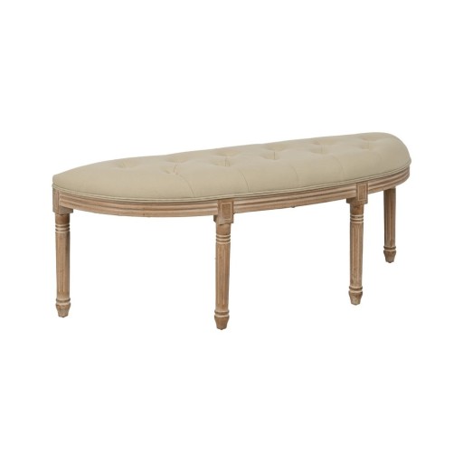 Bancă bej/în culoare naturală Royal – Ixia