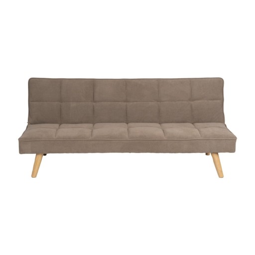 Canapea bej extensibilă cu tapițerie din chenille 175 cm – Ixia