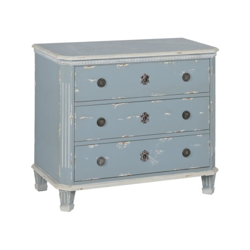 Comodă albastru-deschis 92x81x46 cm Elmsbury – Ixia