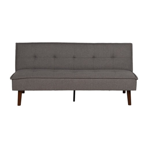 Canapea gri extensibilă cu tapițerie din chenille 181 cm – Ixia