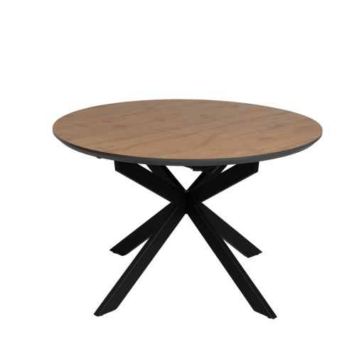 Masă de dining rotundă extensibilă cu blat suplimentar ø 120 cm Rocía – Ixia