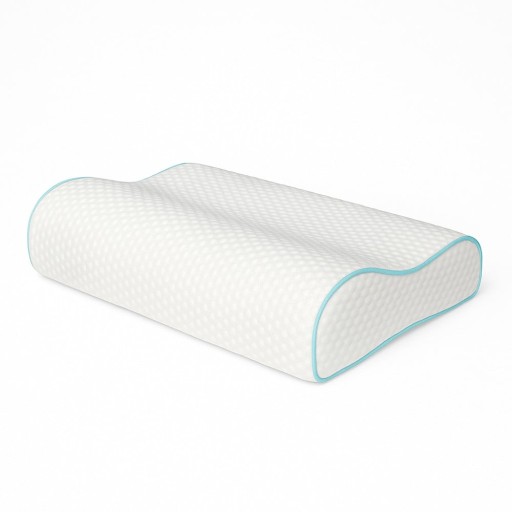 Pernă anatomică cu umplutură de spumă cu memorie 35x55 cm – Mila Home