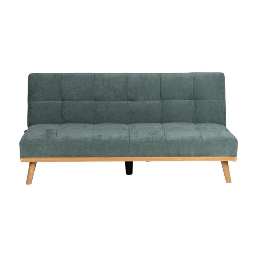 Canapea turcoaz extensibilă cu tapițerie din chenille 178 cm – Ixia