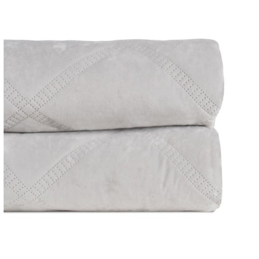 Cuvertură crem matlasată din catifea 230x260 cm – Ixia