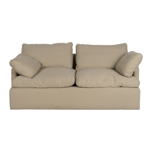 Canapea bej cu tapițerie din in 180 cm – Ixia