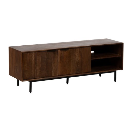 Comodă TV maro din lemn de mango 140x50x40 cm Sagara – Ixia