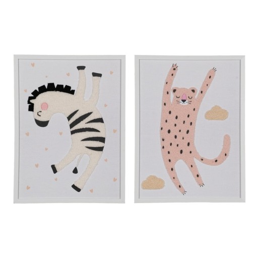 Tablouri pentru copii 2 buc. 30x40 cm Animals – Ixia
