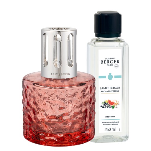 Set Maison Berger lampa catalitica Mirage Rose cu parfum Fresh Spirit