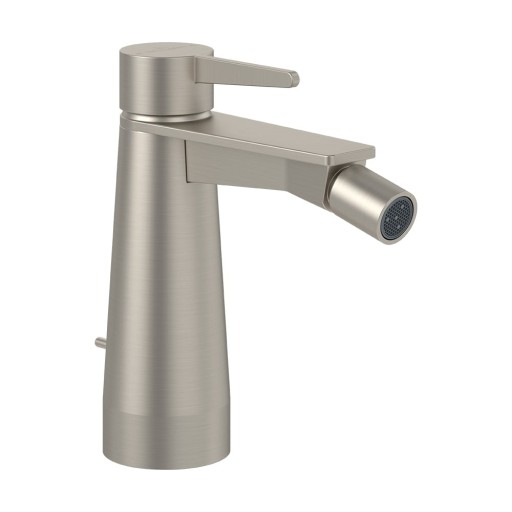 Baterie bideu Villeroy & Boch Conum  ventil pop-up  Brushed Nickel Matt