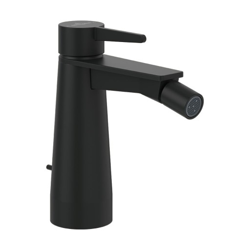 Baterie bideu Villeroy & Boch Conum  ventil pop-up  Matt Black