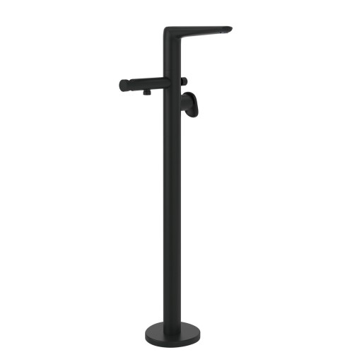 Baterie cada cu montaj pe pardoseala Villeroy & Boch Antao  necesita corp ingropat  Matt Black