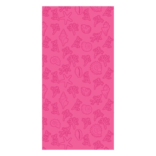 Prosop de plajă roz din bumbac 70x140 cm Sea – B.E.S.