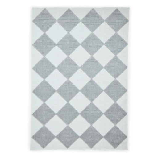 Covor alb-gri deschis lavabil 80x150 cm Lyna Cream&Grey – Think Rugs