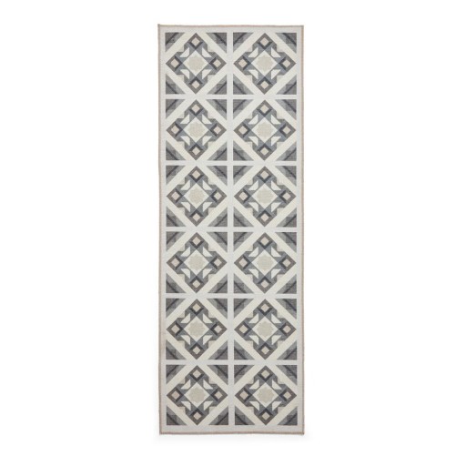 Covor tip traversă gri lavabil 76x230 cm Victoria Beige – Think Rugs