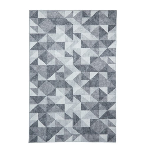 Covor gri lavabil 152x230 cm Coral Grey – Think Rugs