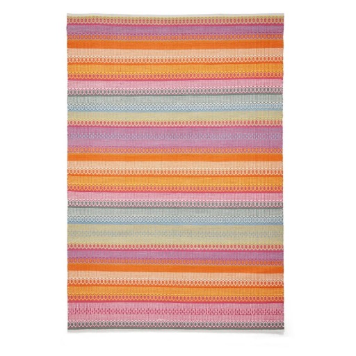 Covor țesut manual din bumbac 200x290 cm Cascade Bright Multi – Think Rugs