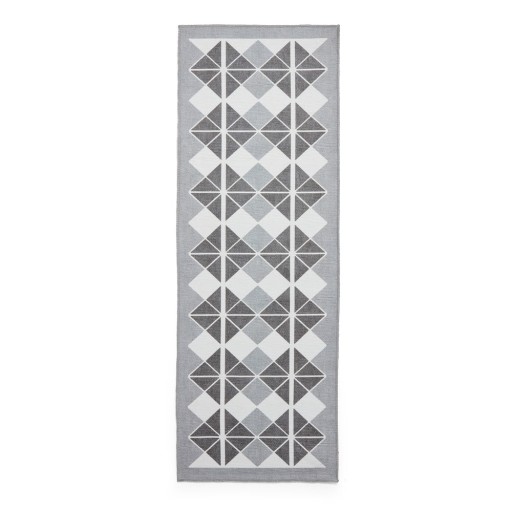 Covor tip traversă gri lavabil 61x170 cm Victoria Dark – Think Rugs